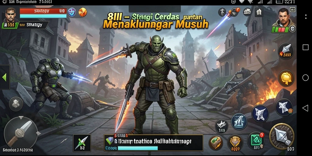 Tampilan antarmuka utama game 8II menampilkan elemen strategi yang menarik.